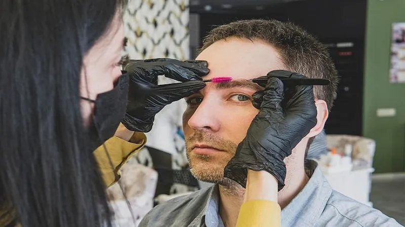 eyebrow embroidery men